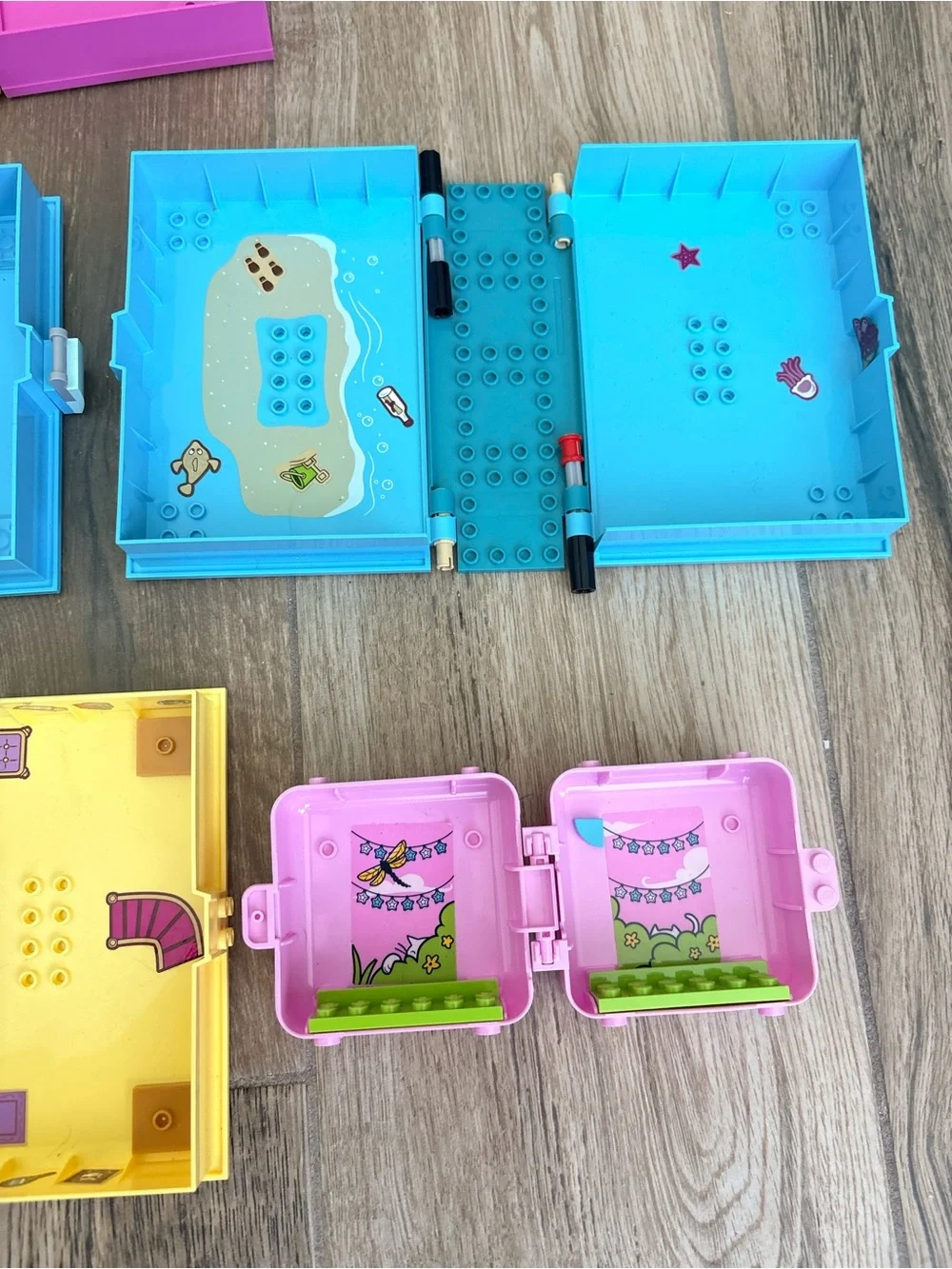 LEGO Princess Storybooks & Lego Friends  - containers only